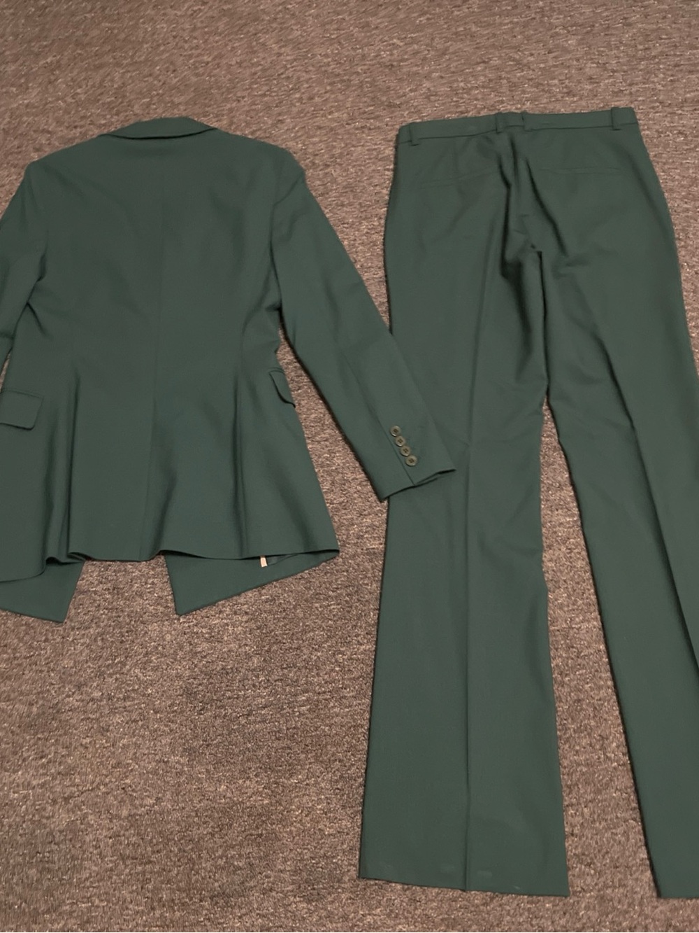 Theory Women's Green Tailored Blazer size 4 & Trouser size 0 Set